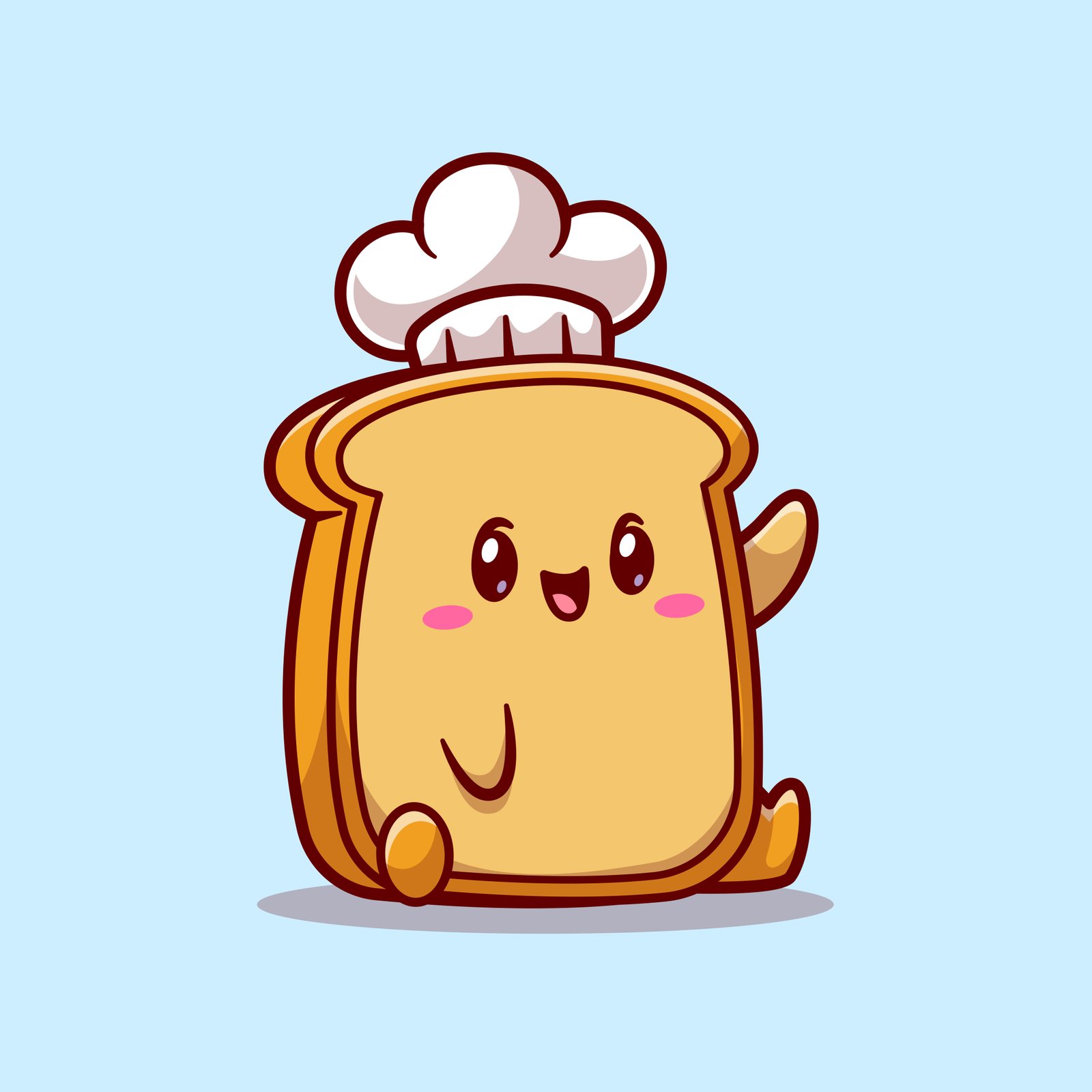 animated bread