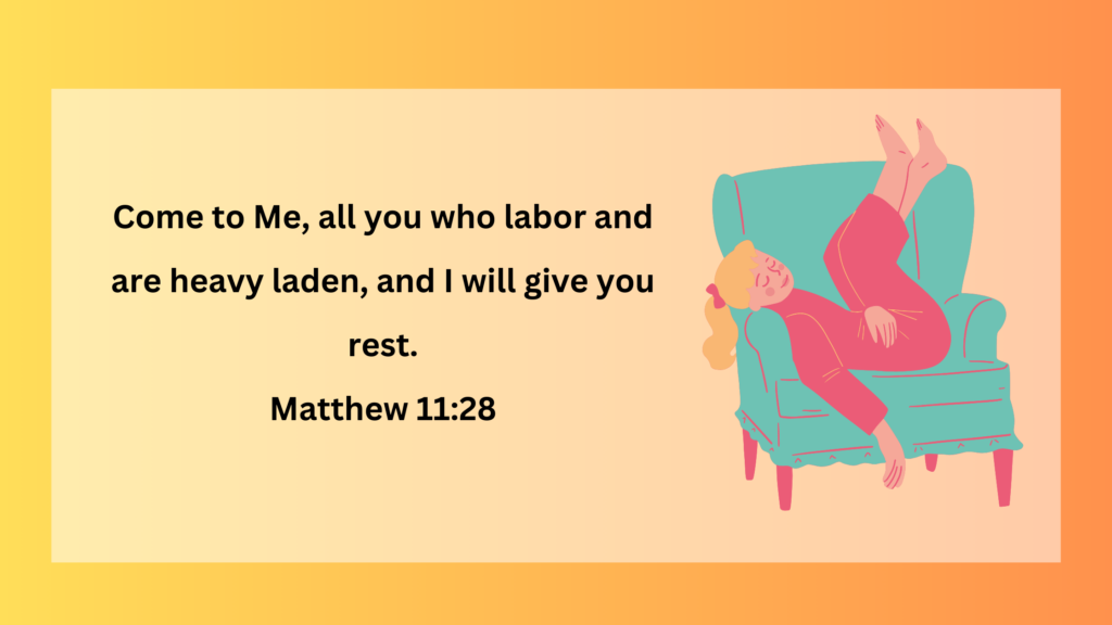 rest in Jesus Matthew 11 28