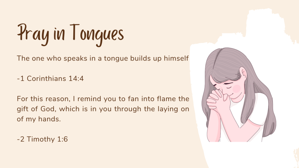 pray in tongues