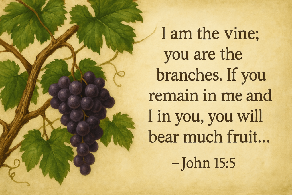 abide in me to bear fruit